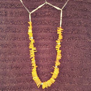 Orange Spiney Oyster necklace